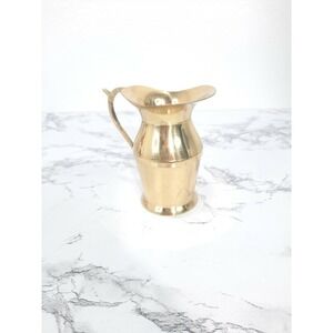 Vintage Solid Brass Creamer Small Pitcher Made In India